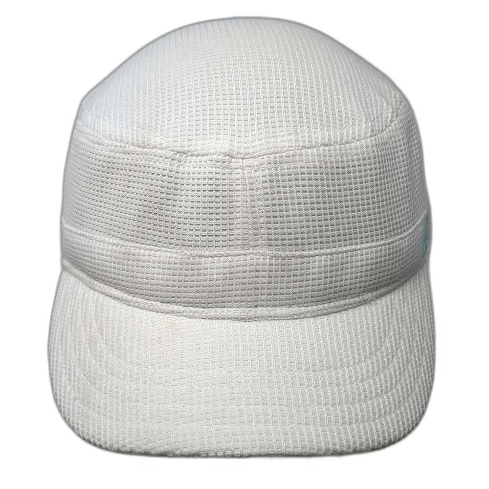 Adidas Army Cap White One Size Waffle Knit ClimaCool Logo Strapback Hat